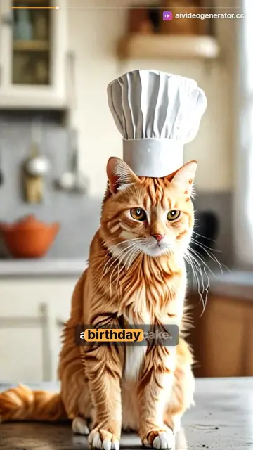 Cat Chef Disaster Funny Animation