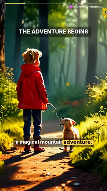 Adam and Brave Puppy Mountain Adventure