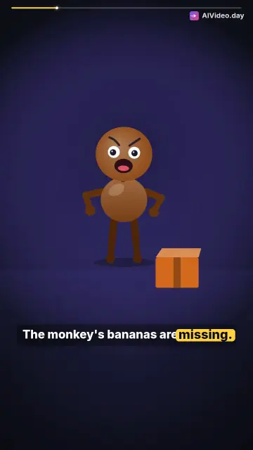 Monkey Lost Bananas Short Story