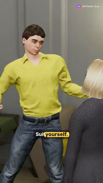 Funny 3D Story About Sharing Food and Double Cheeseburgers