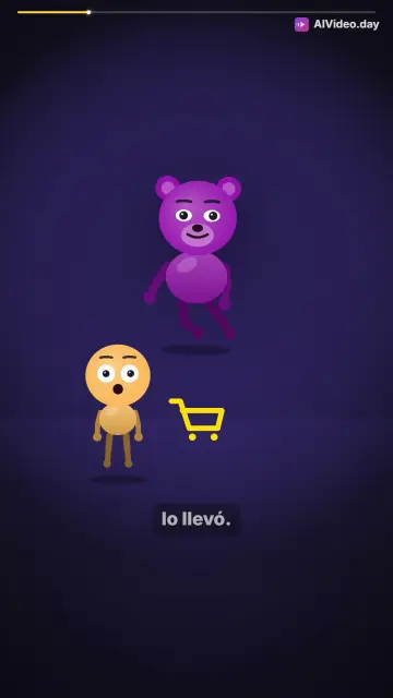Leo y la zanahoria mágica contra el monstruo