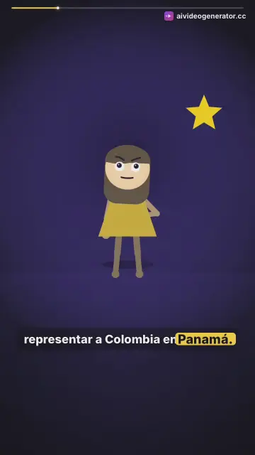 Joven colombiana sueña con foro en Panamá