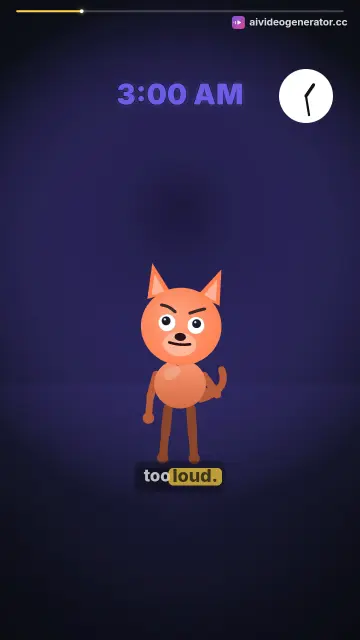 Finn the Fox Sleepless Night Story