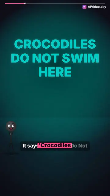 The Crocodile Mistake: Read Signs Carefully