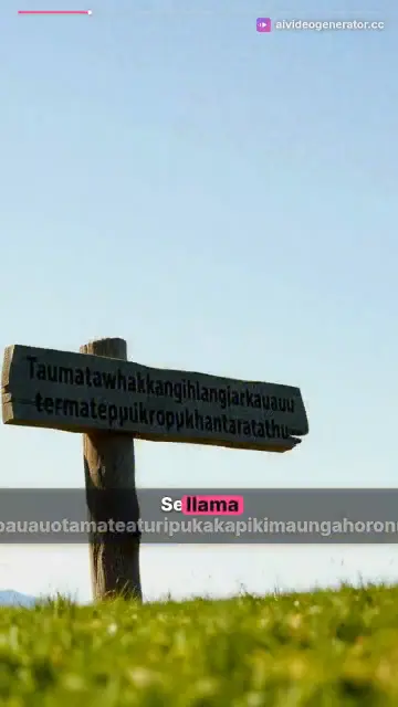 El nombre más largo del mundo en maorí