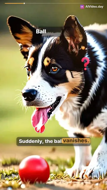 Puppy Finds His Ball Adventure Story