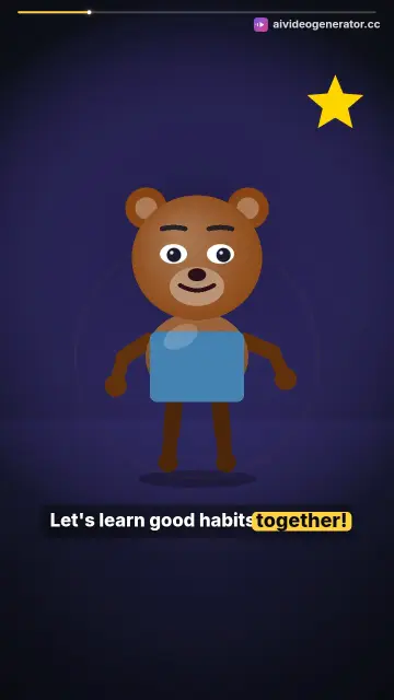 Teddy Teaches Good Habits to Kids