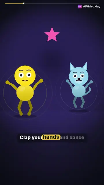 Rainbow Dance Fun Song for Kids