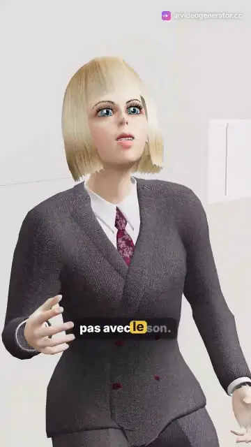 Une femme en costume fait une danse virale et commente sa performance