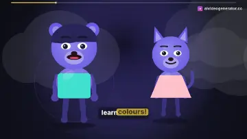 Leo and Bibi Learn Colors Red Blue Yellow Green