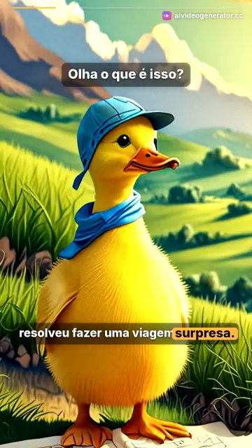 Aventura do patinho engraçado