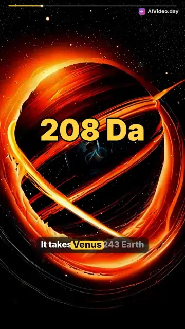 Venus Day vs Year Facts