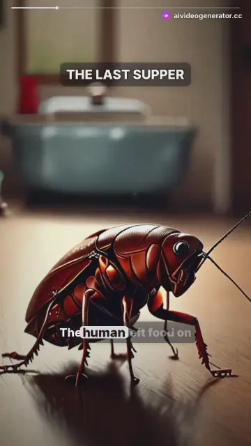 Cockroach Family Dinner Gone Wrong