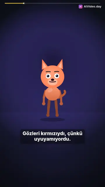 Tilki Uyku Öyküsü - Bir Tilkinin Uyumaya Çalışması