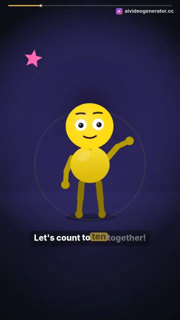 Daisy the Duck Counts to Ten