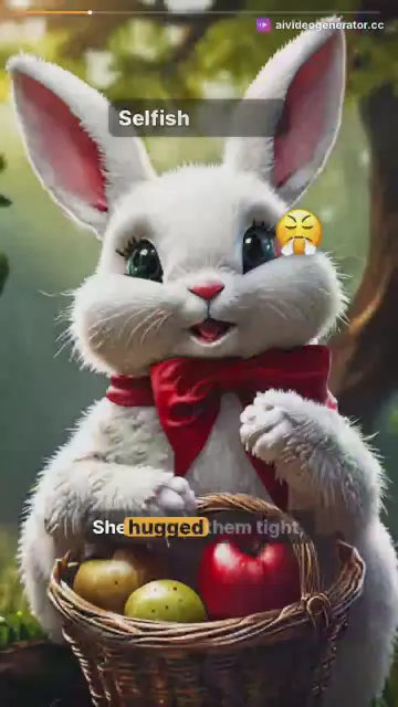 Rosie the Rabbit Learns to Share Apples