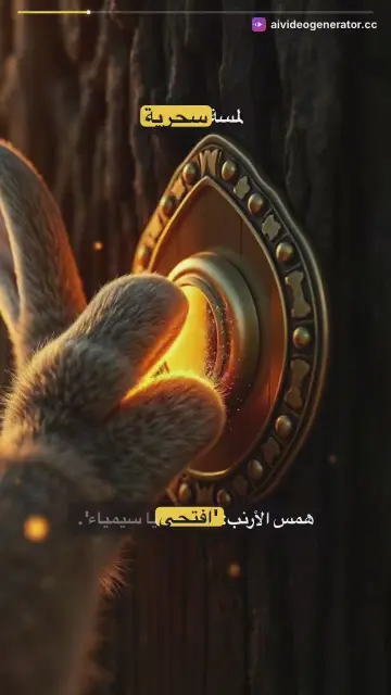 قصة الأرنب والباب السحري للأطفال