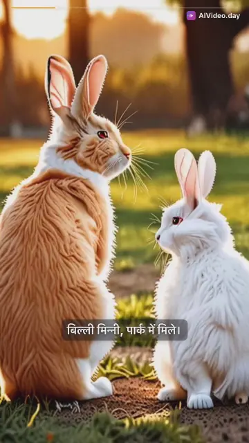खरगोश और बिल्ली की दोस्ती