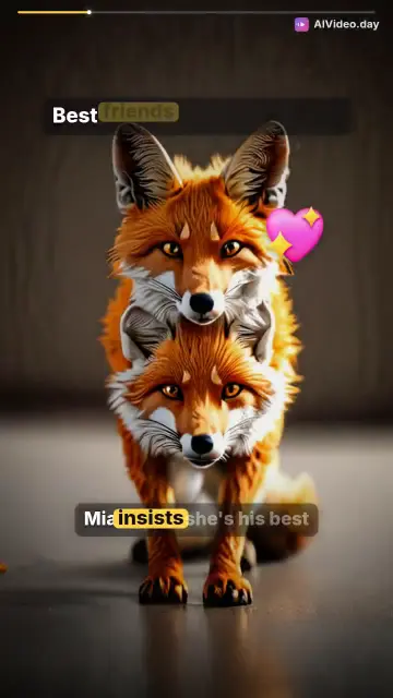 Taffy the Fox Hides His Secret Face from Mia