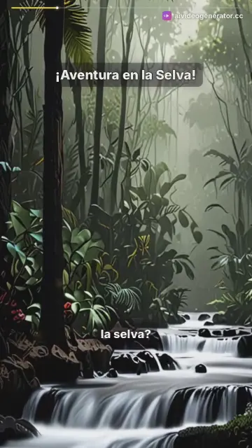 Aprende las vocales con animales de la selva