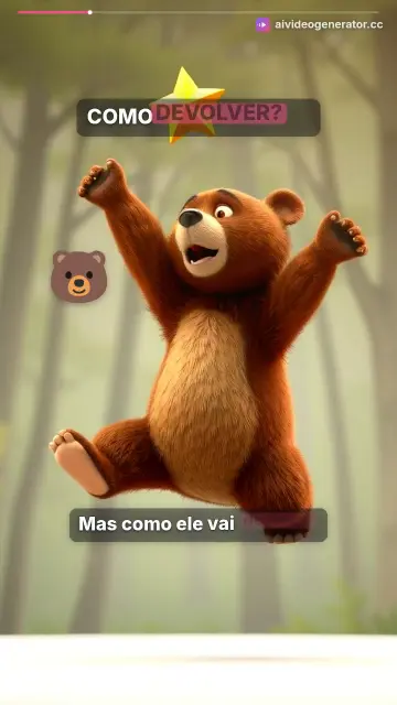O Ursinho e a Estrela: Uma Aventura Mágica