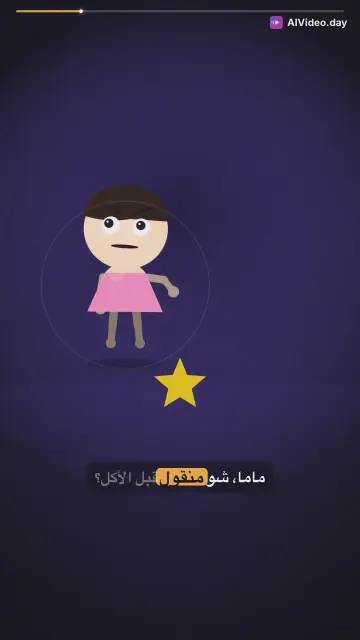 بسم الله قبل الأكل - دعاء الطعام للأطفال