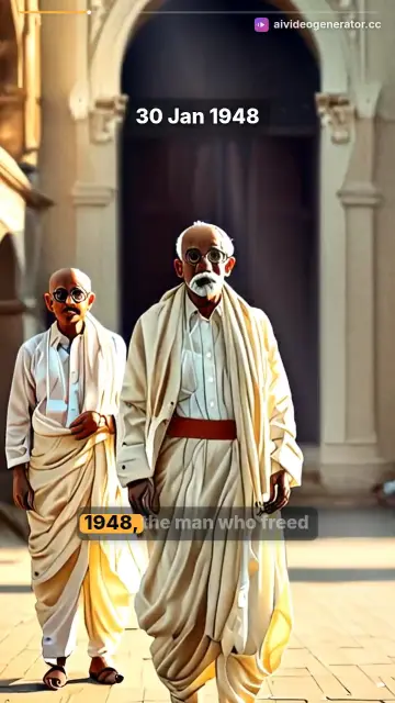 Gandhi's Last Walk to Birla House