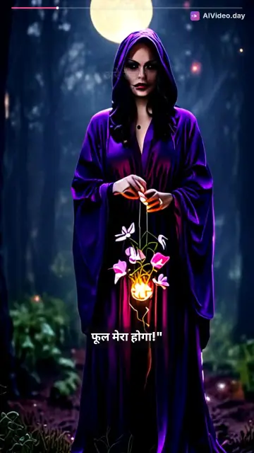 जादुई फूल की कहानी: जादूगरनी और चिंटू