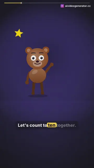 Teddy Bear Counting to Ten