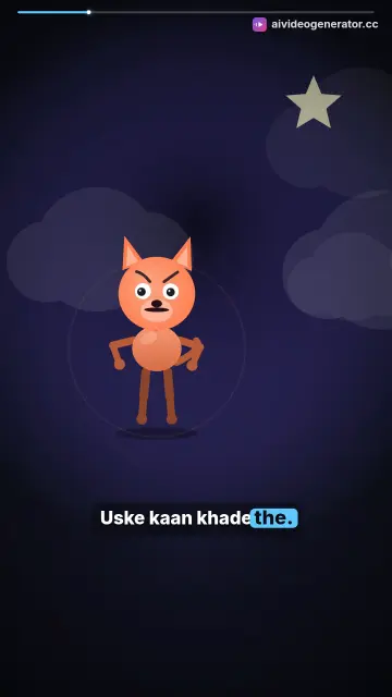 Vicky the Fox and Ramu Kaka Good Night Story