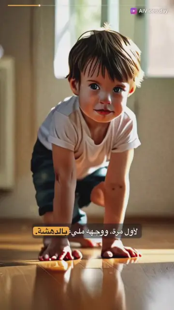 لحظة اكتشاف الطفل للمرآة لأول مرة