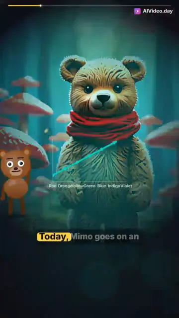Mimo the Bear Finds Rainbow Colors