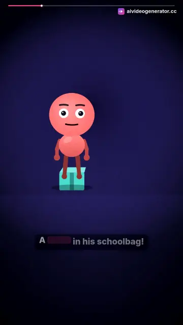 Frog in Schoolbag! Funny 2D Animation Story