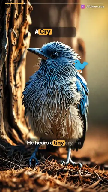 Benny The Brave Rabbit Saves A Bird