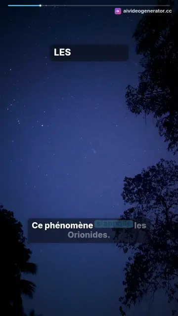 Pluie d'étoiles filantes 2026 : les Orionides
