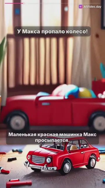 Весёлые машинки: Где пропало колесо?