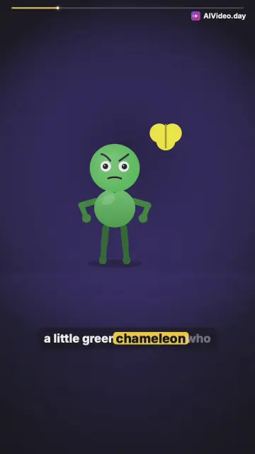 Chilli the Chameleon Finds His Colors
