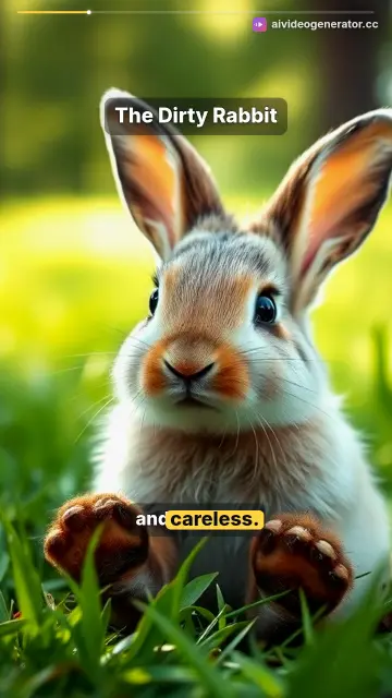 Dirty Rabbit Lesson: Hygiene Story for Kids
