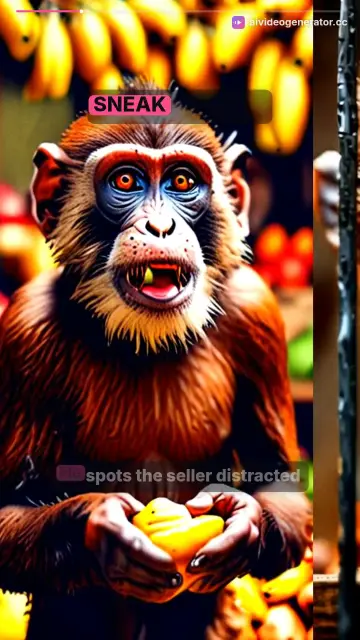 Monkey Banana Heist Fail Funny Animation