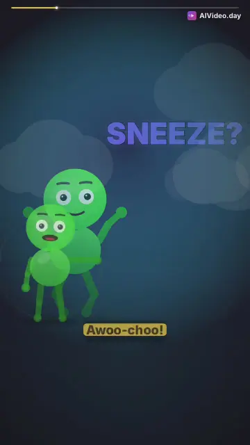 Pip's Rainbow Sneeze